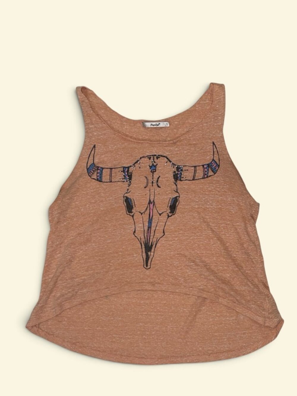 Papaya Graphic Tank